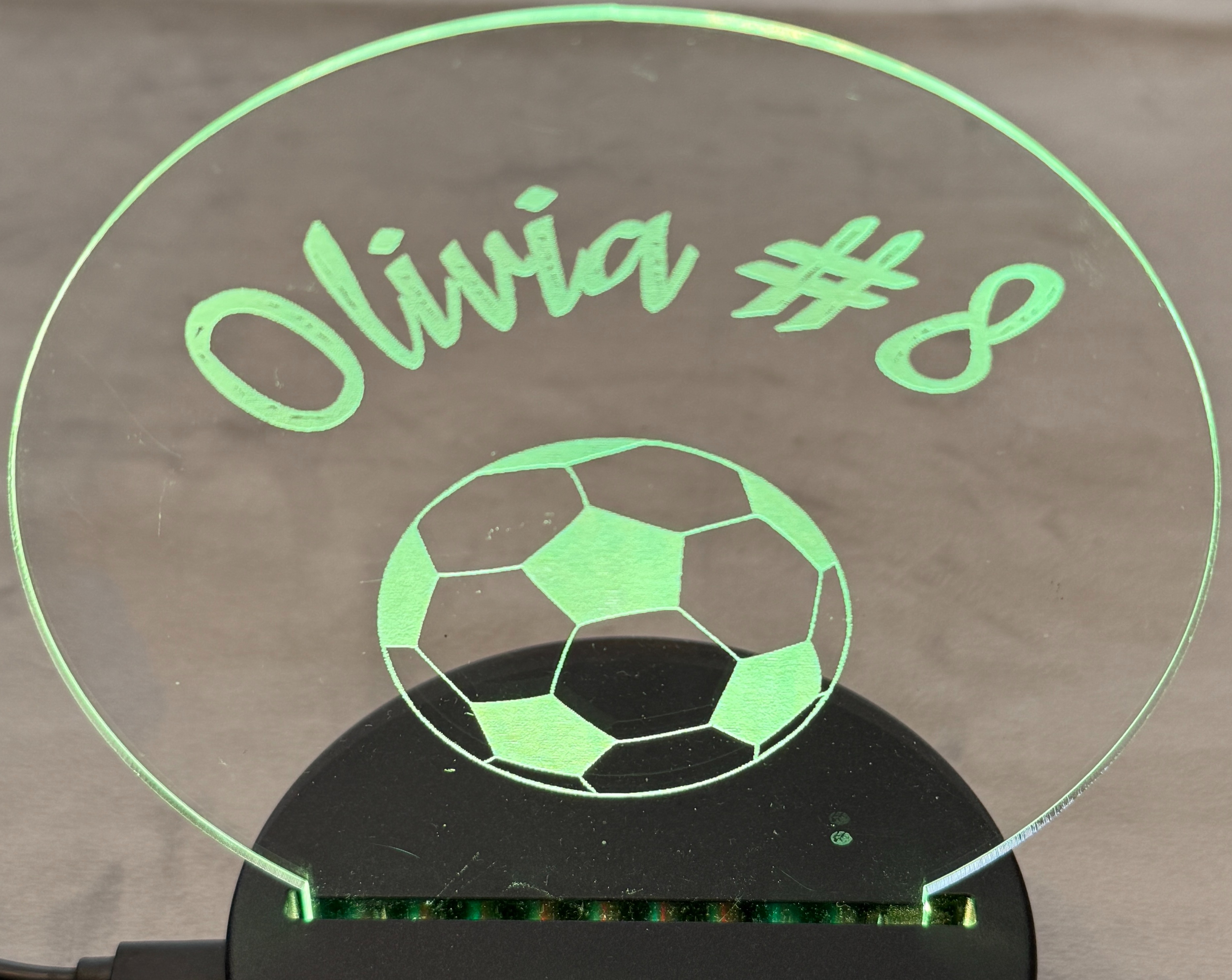 Sports Celebration Edge Lit Acrylic